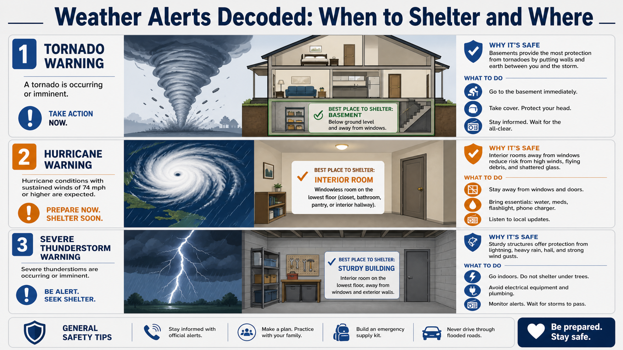 Weather Alerts Decoded: When to Shelter and Where